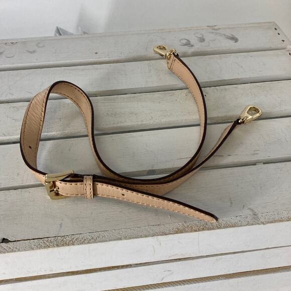 MICHAEL KORS, LARGE TAN, BLUE TIE DYE DUFFLE BAG (ASIS) - Picture 2 of 16